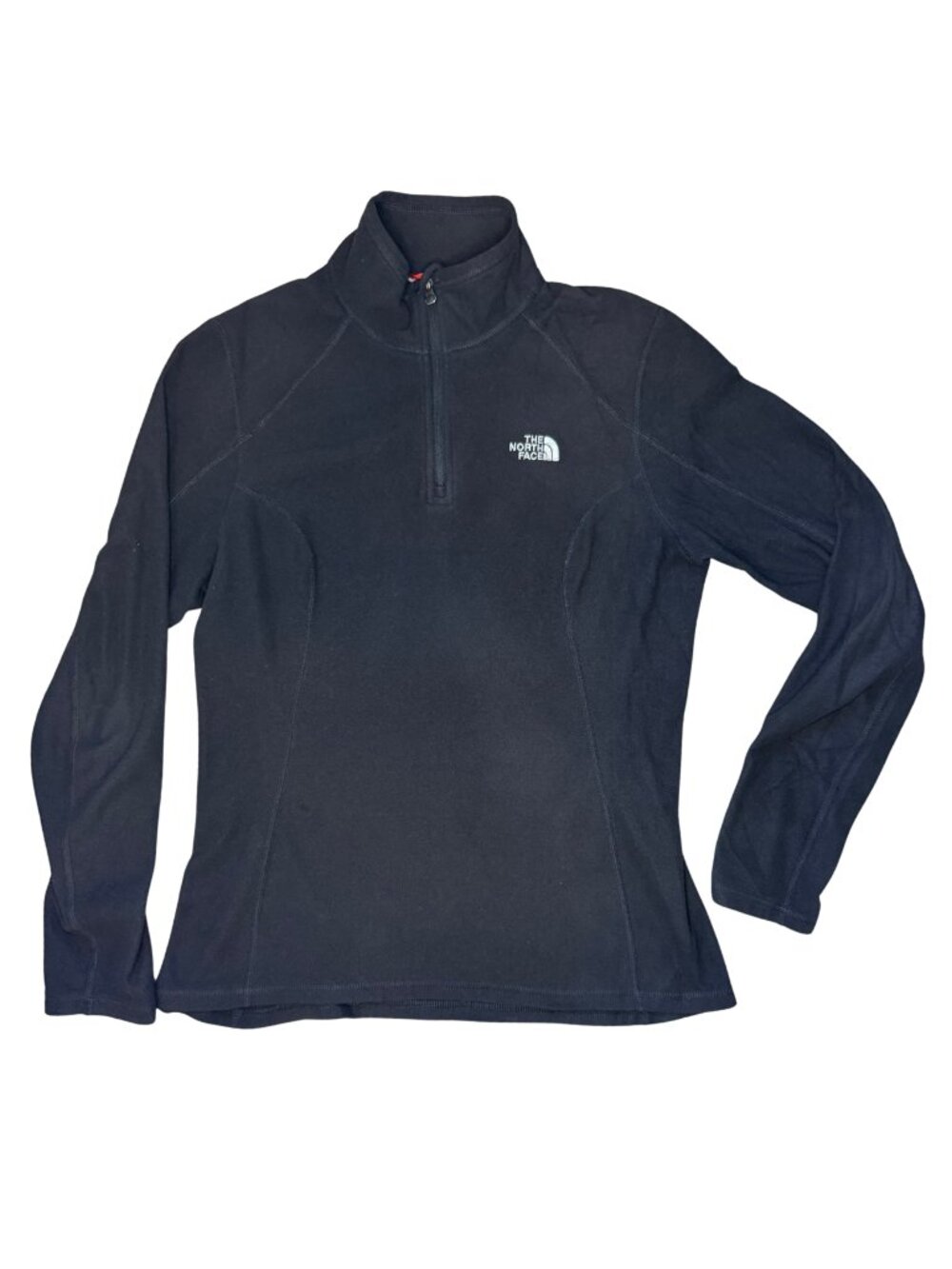 The North Face Women’s Black Fleece 1/4 Zip Pullover Sweater Size Medium